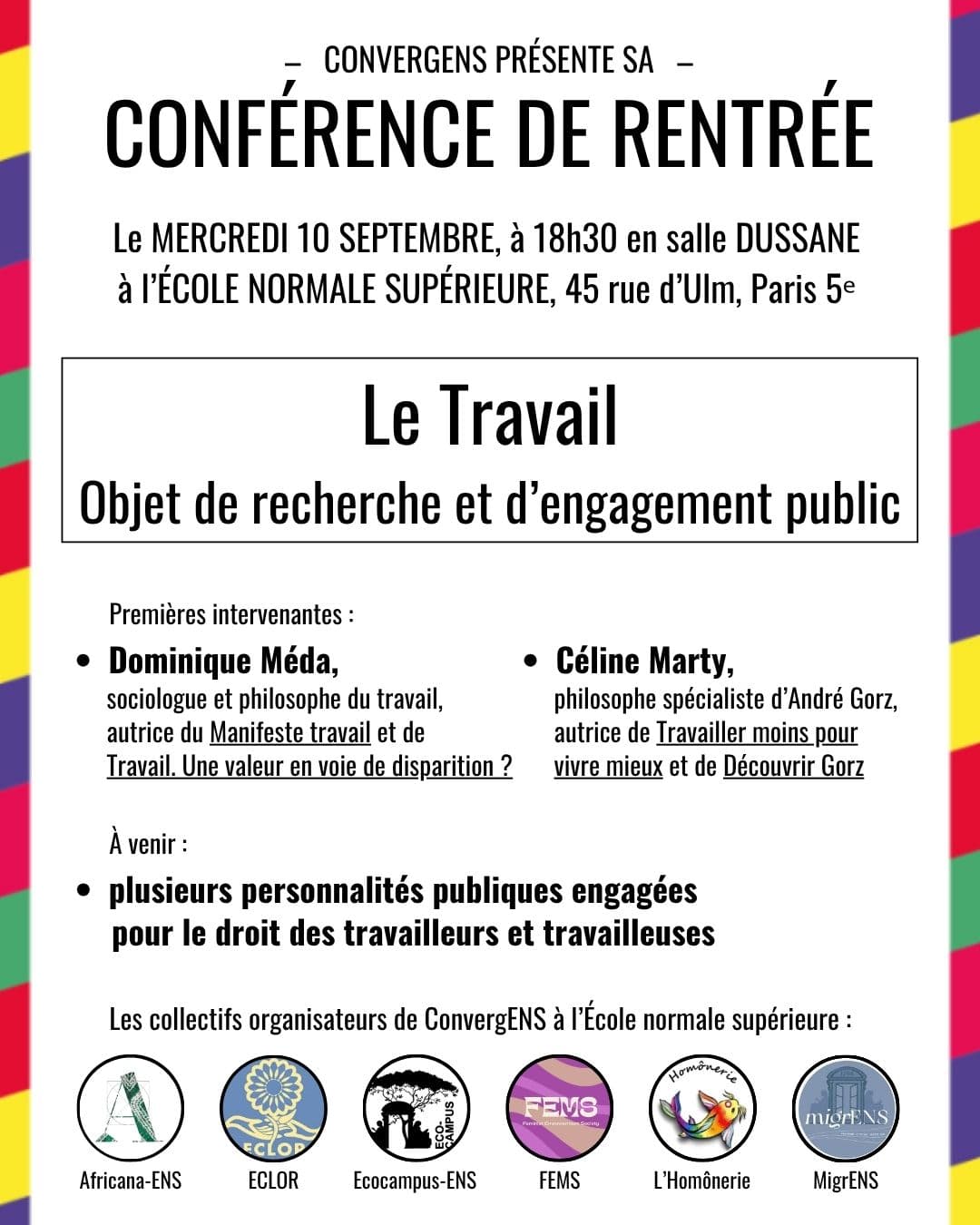 Conférence de rentrée 2025