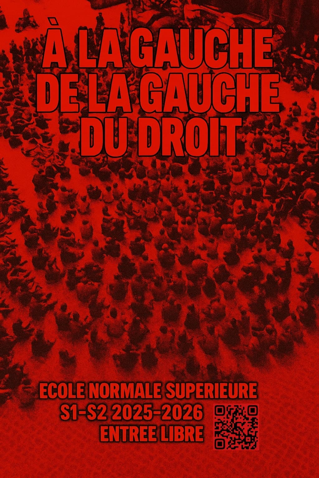 Séminaire - A la gauche de la gauche du droit (Ecole normale supérieure, 2025-2026)